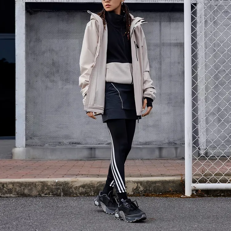 Adidas THREE IN ONE FLEECE JACKET Jackets & Coats Unisex Light Umber-3