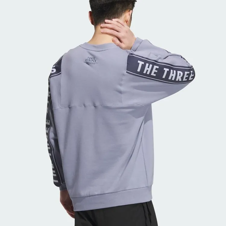 Adidas Sportswear FW24 Sweatshirt Unisex Silver Violet-4