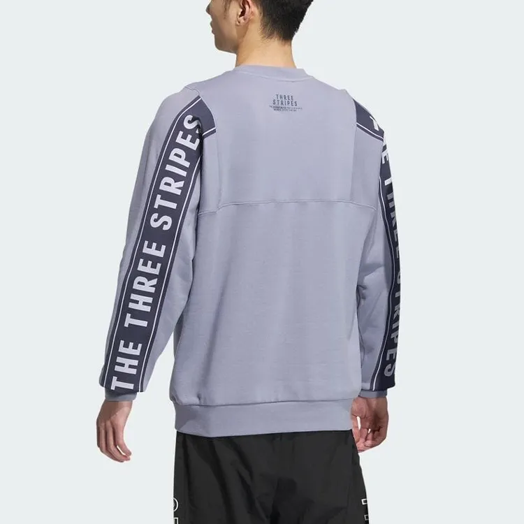 Adidas Sportswear FW24 Sweatshirt Unisex Silver Violet-5