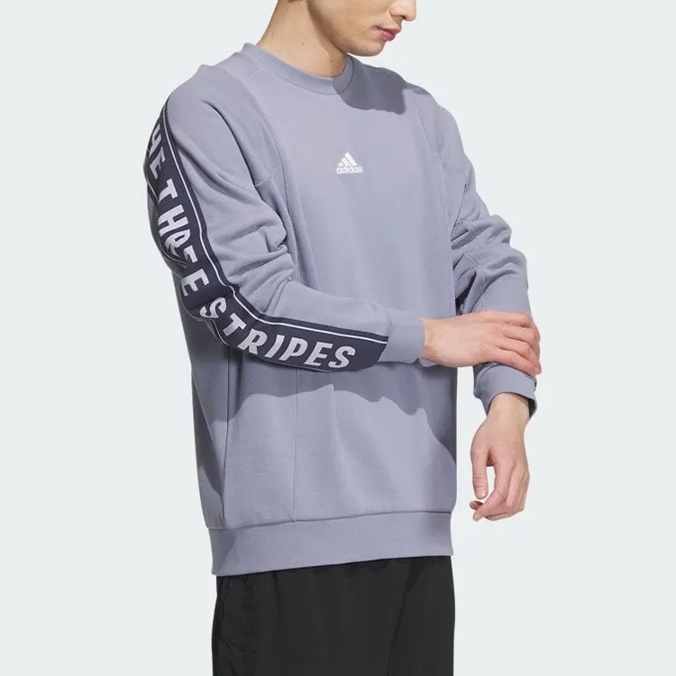 Adidas Sportswear FW24 Sweatshirt Unisex Silver Violet-7