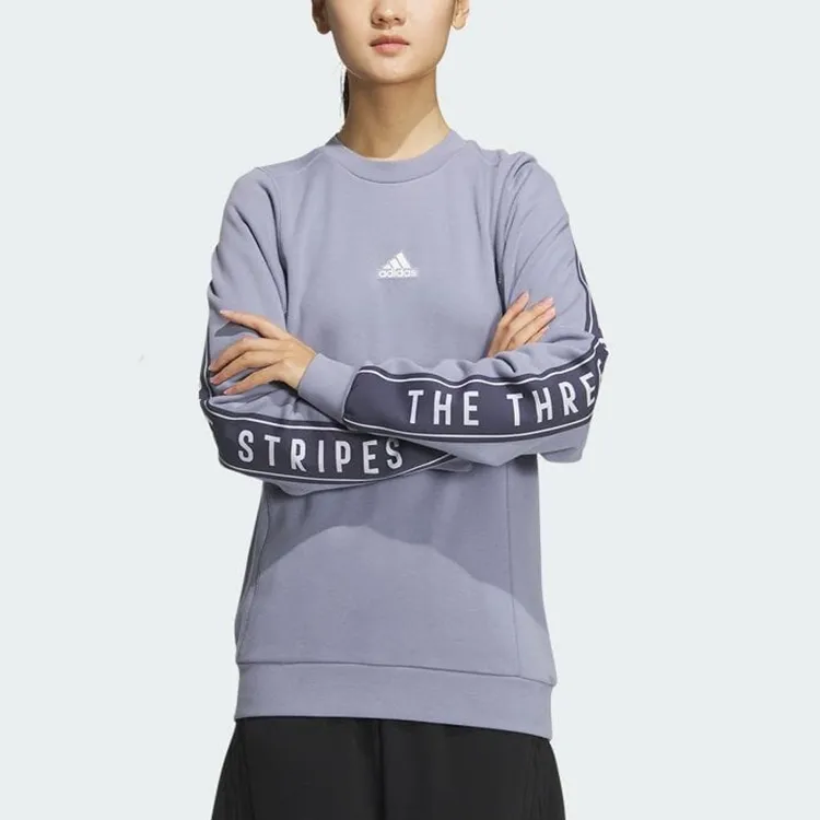 Adidas Sportswear FW24 Sweatshirt Unisex Silver Violet-2