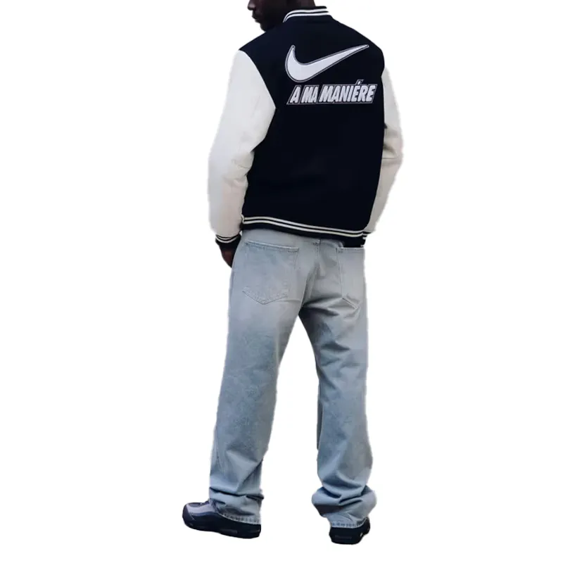 Nike x A Ma Maniére FW24 Baseball Jacket Unisex Black-2