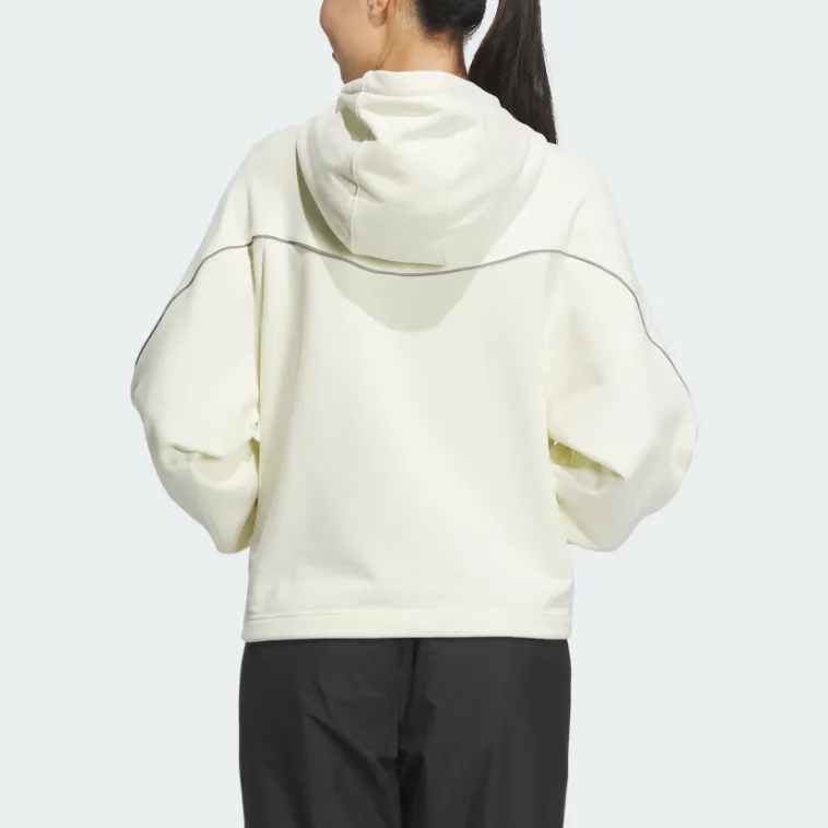 Adidas FW24 Sweatshirt Women's Ivory White-3