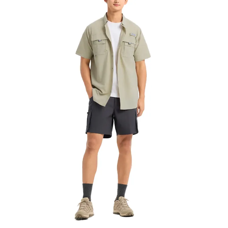 Columbia City Outdoor Collection Landroamer CARGO Casual Shorts Men's Black-1