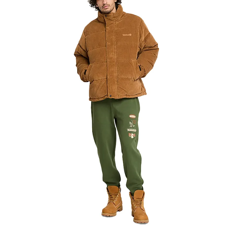 Timberland Down Jacket Men's Dark Wheat-2