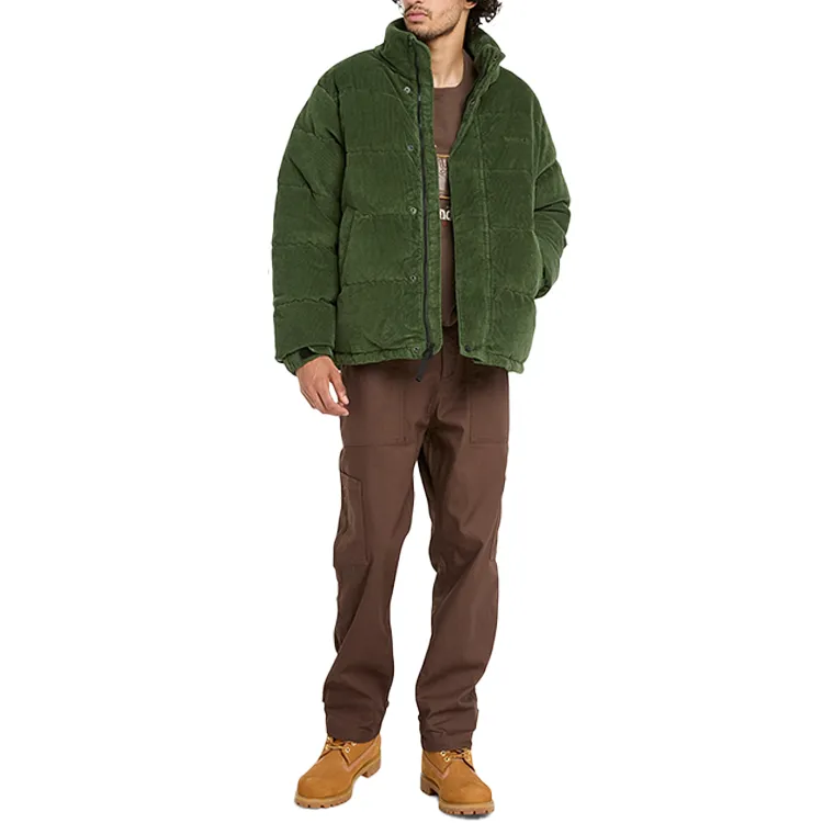 Timberland Down Jacket Men's Black Forest Green-3