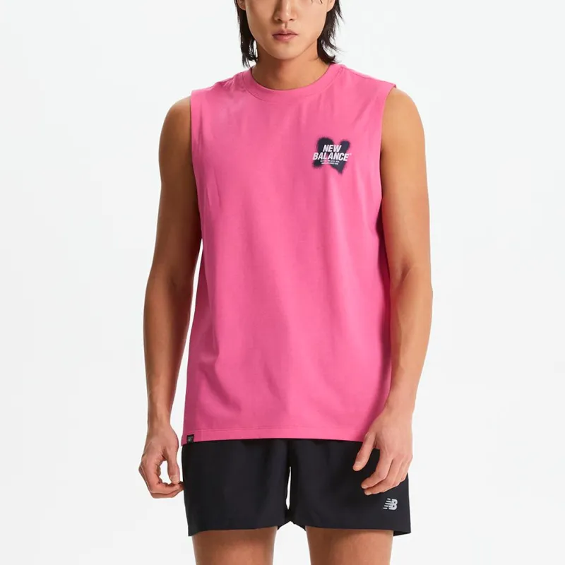 New Balance Tank Top Unisex 25 Pink-3