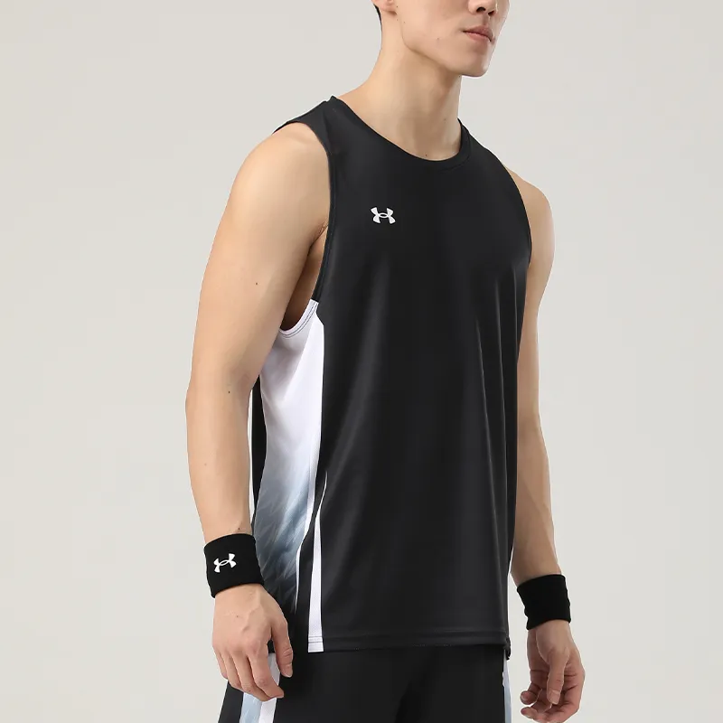 Under Armour Basketball Jersey Men's Black-3