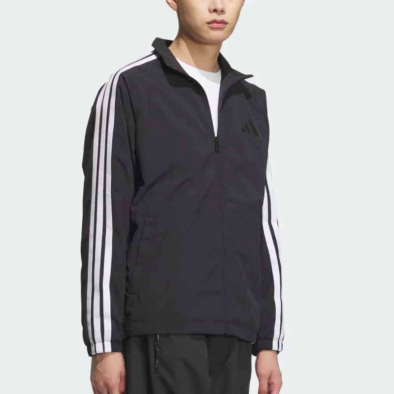 Adidas 3 Stripes Jacket Men's Black/White-2