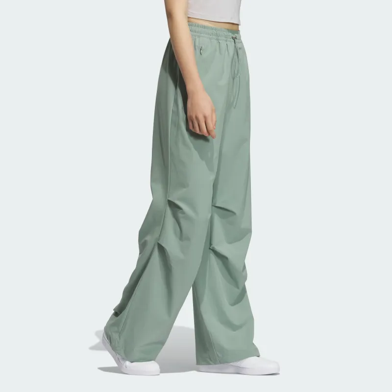 Adidas Climacool PARACHUTE TRACKSUIT BOTTOMS Casual Pants Women's Dusty Green-2