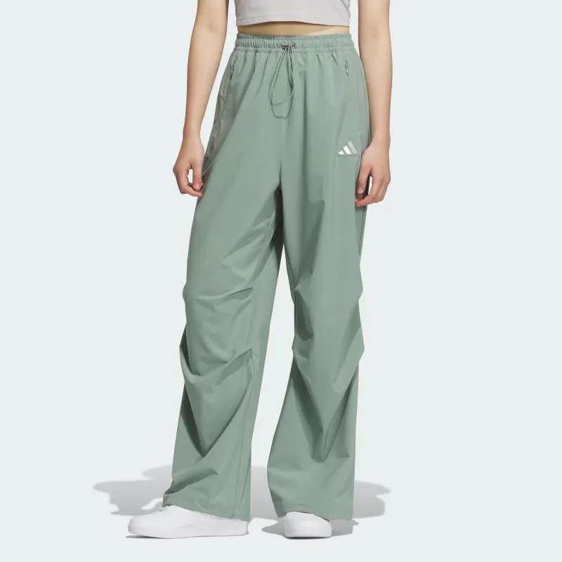 Adidas Climacool PARACHUTE TRACKSUIT BOTTOMS Casual Pants Women's Dusty Green-1
