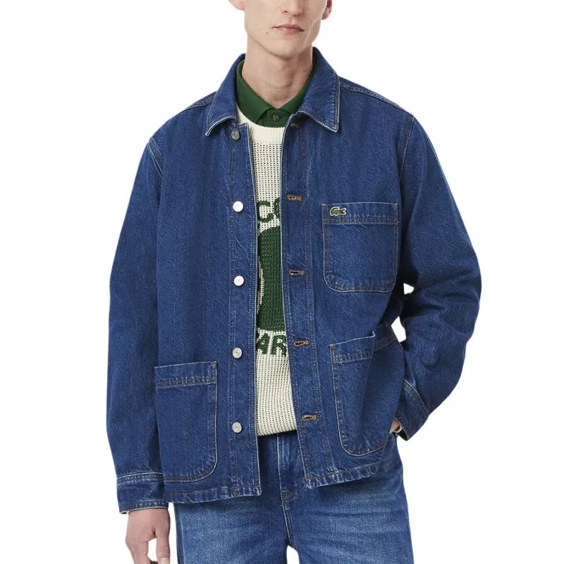 LACOSTE Denim Shirt Jacket-6