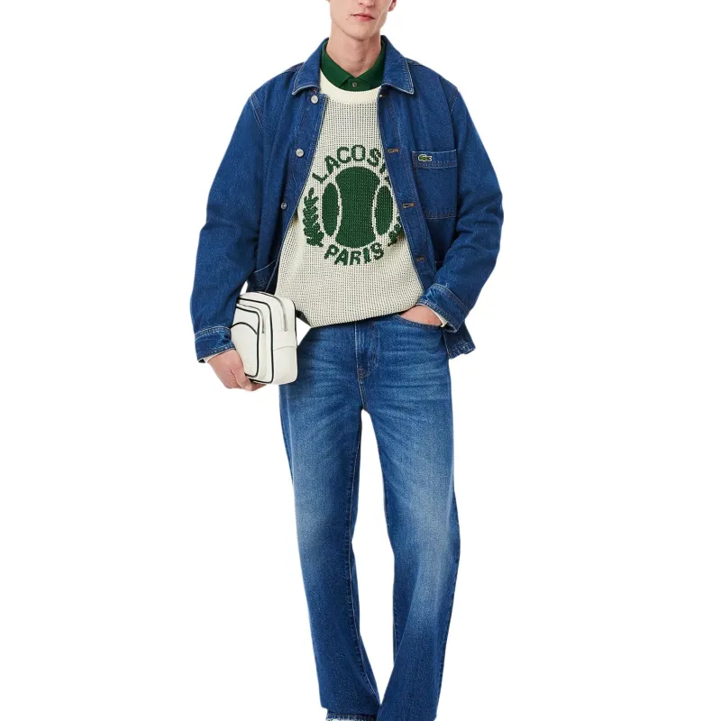 LACOSTE Denim Shirt Jacket-5