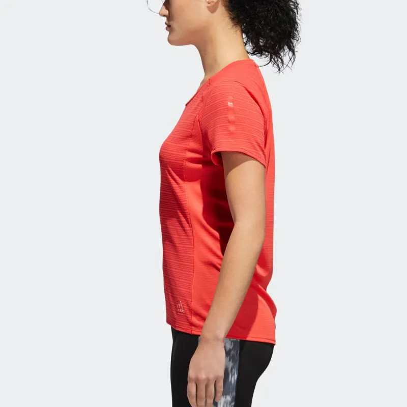 Adidas T Shirt Women's Natural Coral Pink-2