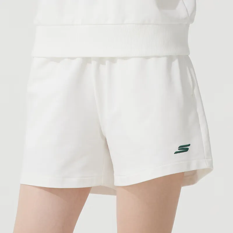 Skechers Comfort Sports Series Casual Shorts Women's Coconut Water White /02UN-3