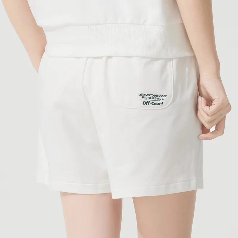 Skechers Comfort Sports Series Casual Shorts Women's Coconut Water White /02UN-4