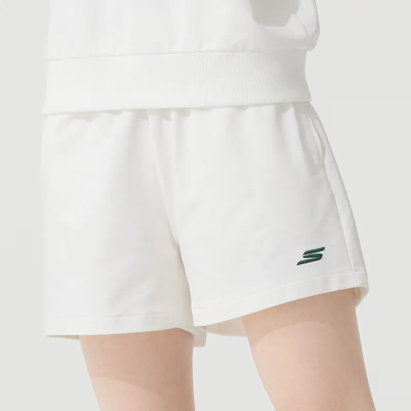 Skechers Comfort Sports Series Casual Shorts Women's Coconut Water White /02UN-2