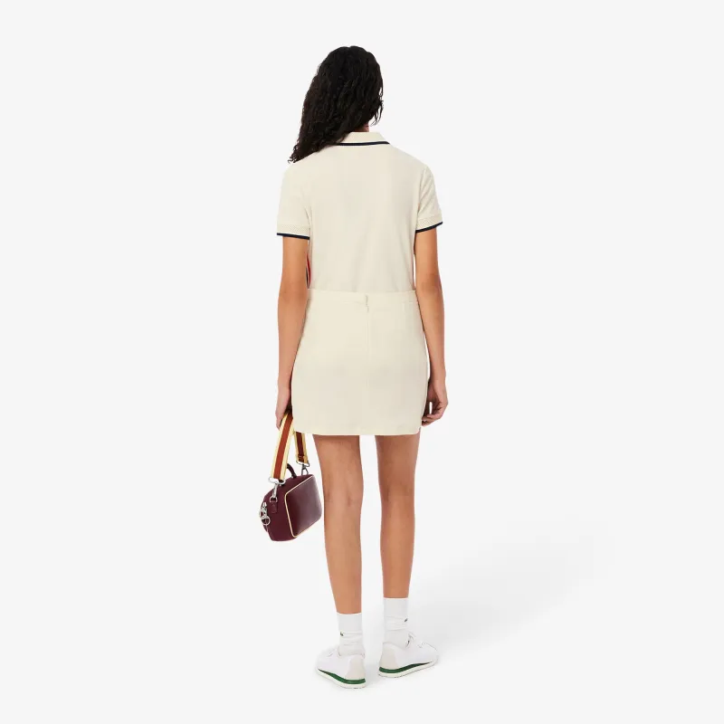 LACOSTE Textured Piqué Skirt-9