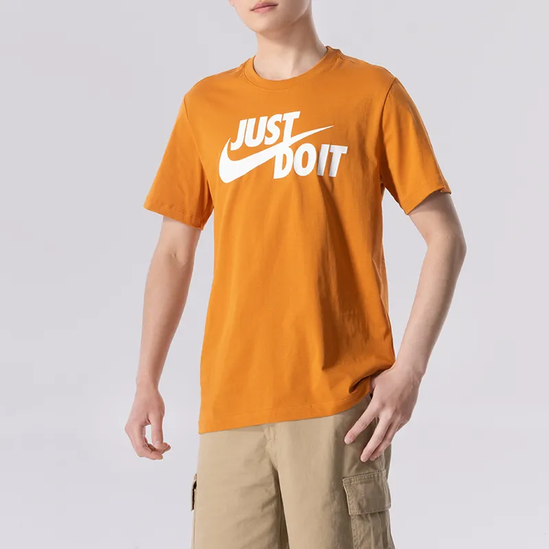 Nike Sports Life Collection T Shirt Men's Orange-2