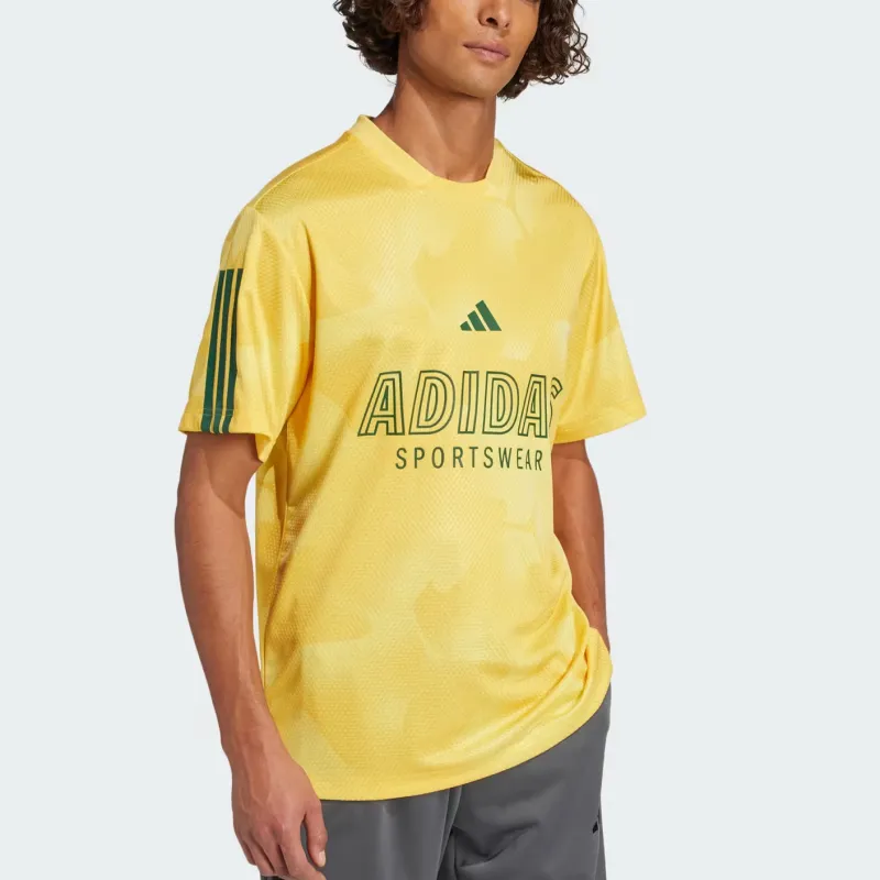 Adidas SportswearTIRO NATIONS PACK House Of T Shirt Unisex Bold Gold/Preppy Green/Multicolor-1