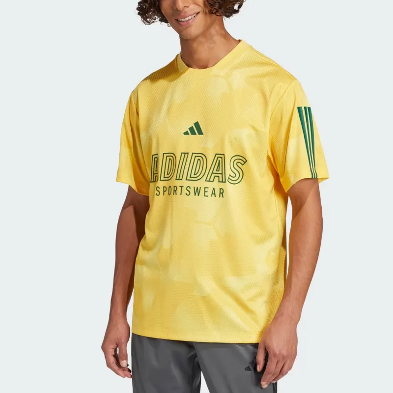 Adidas SportswearTIRO NATIONS PACK House Of T Shirt Unisex Bold Gold/Preppy Green/Multicolor-2
