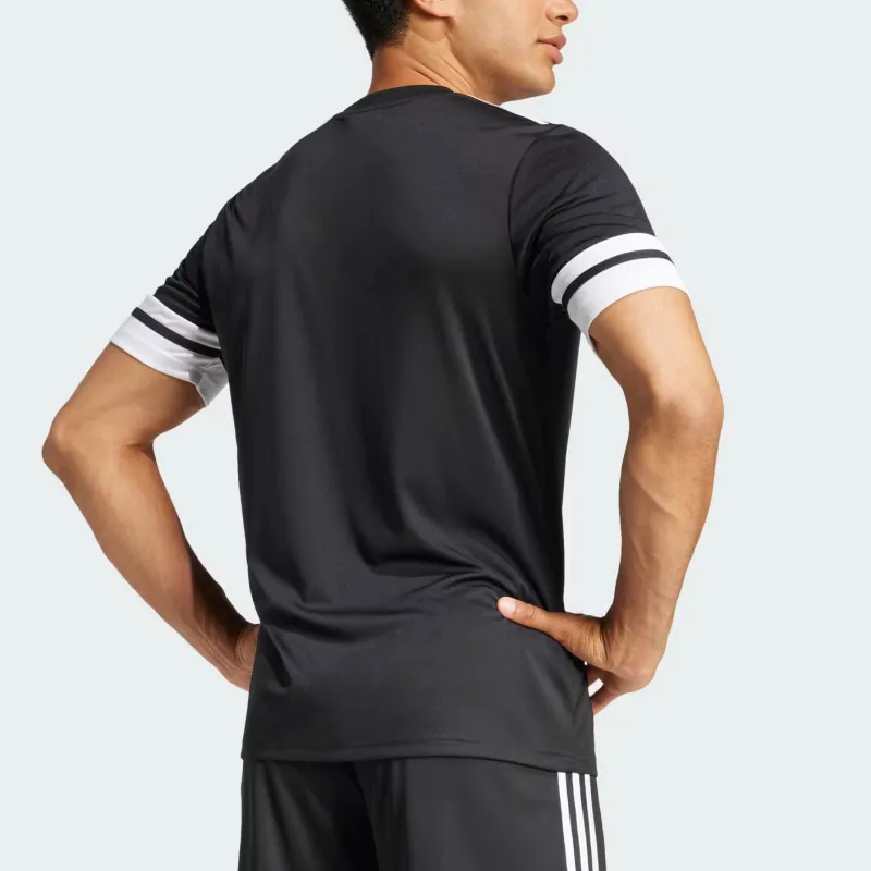 Adidas Squadra 25 Soccer Jersey Men's Black/White-4