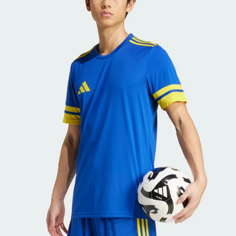 Adidas Squadra 25 Soccer Jersey Men's Royal Blue/Team Yellow-3