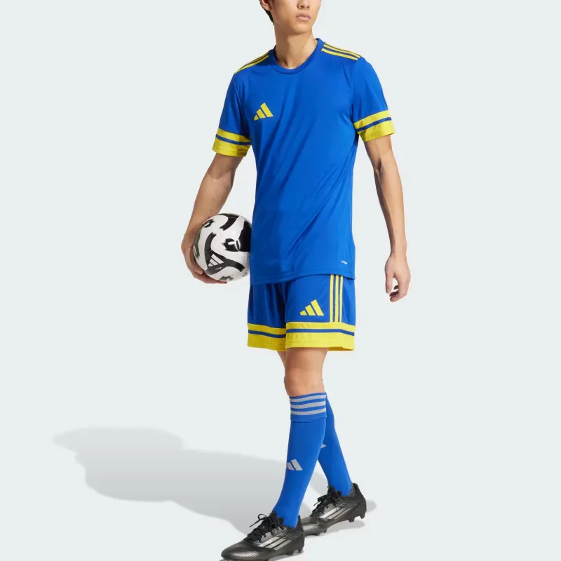 Adidas Squadra 25 Soccer Jersey Men's Royal Blue/Team Yellow-5