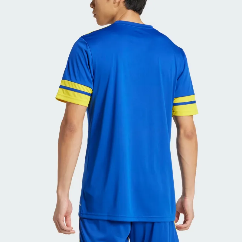Adidas Squadra 25 Soccer Jersey Men's Royal Blue/Team Yellow-4