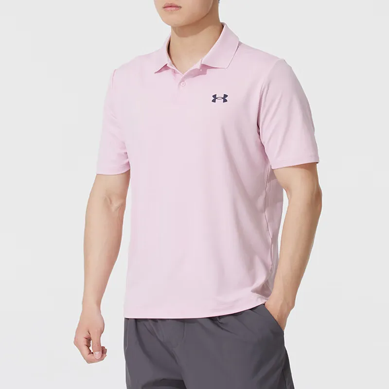 Under Armour Polo Shirt Men's Pink-3