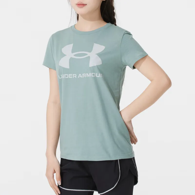 Under Armour T Shirt Women's Green-2