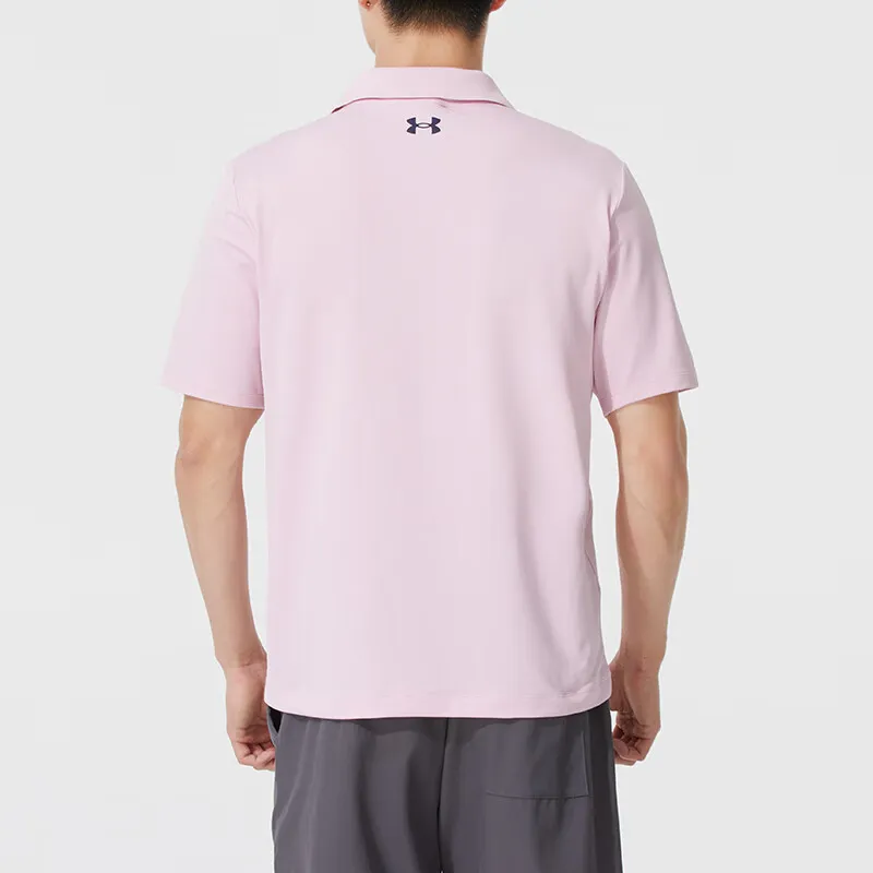 Under Armour Polo Shirt Men's Pink-4