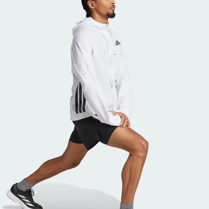 Adidas Adizero RUNNING Jacket Men's White-3