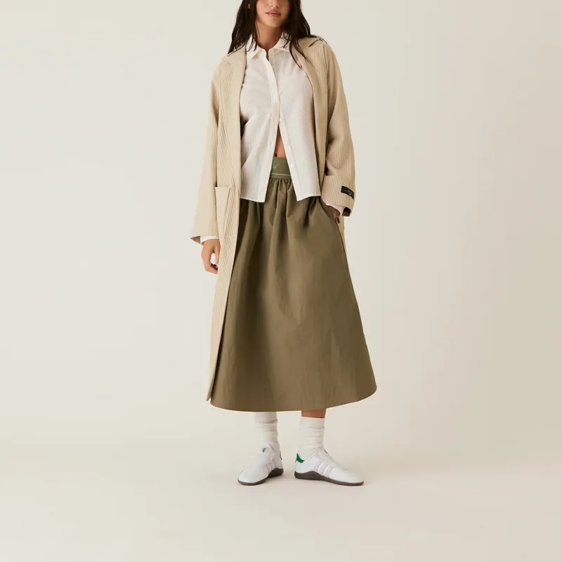 KITH Rory Pleated Coat Women's Oxide-2