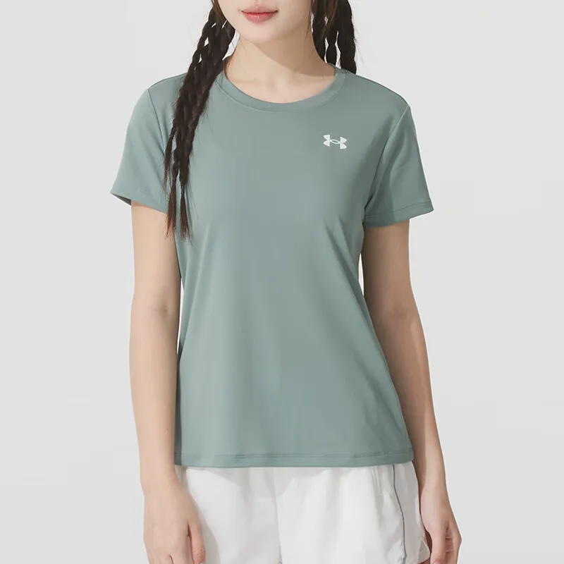 Under Armour T Shirt Women's Green-1