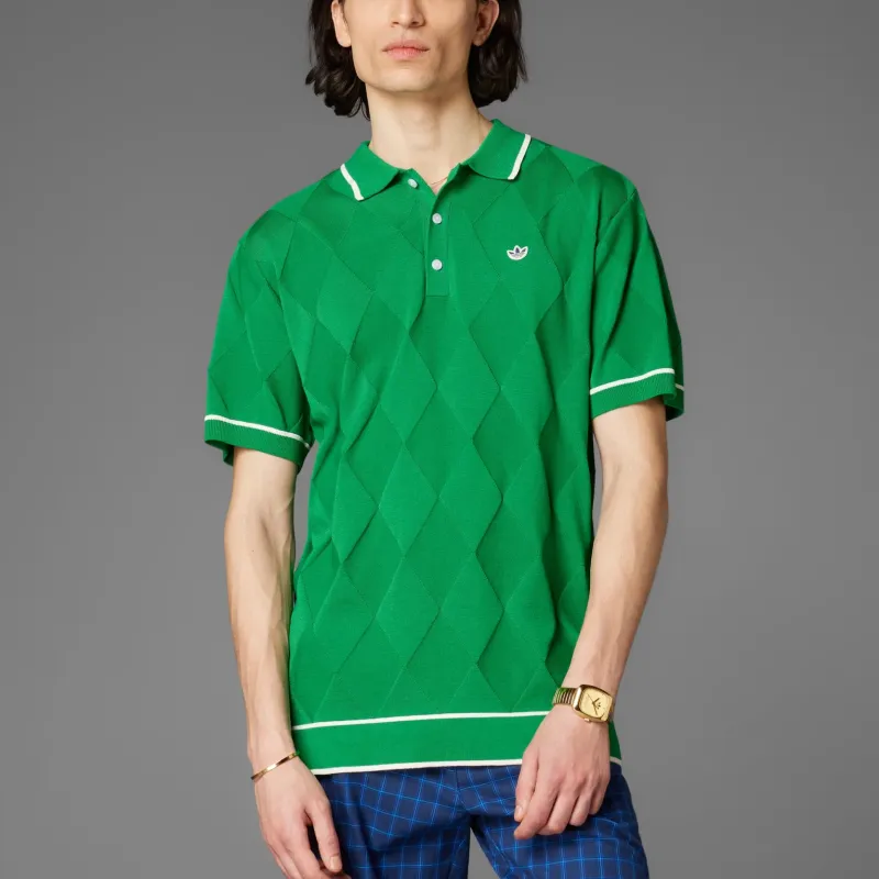 Adidas Originals Golf Polo Shirt Men's Green-3