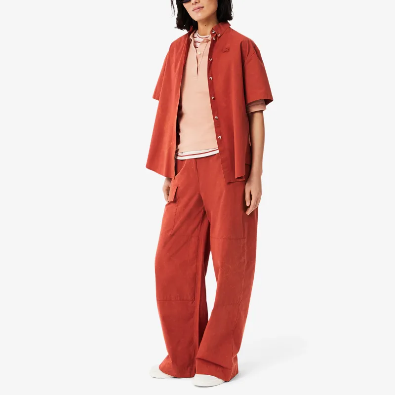 LACOSTE Straight leg Trousers-5