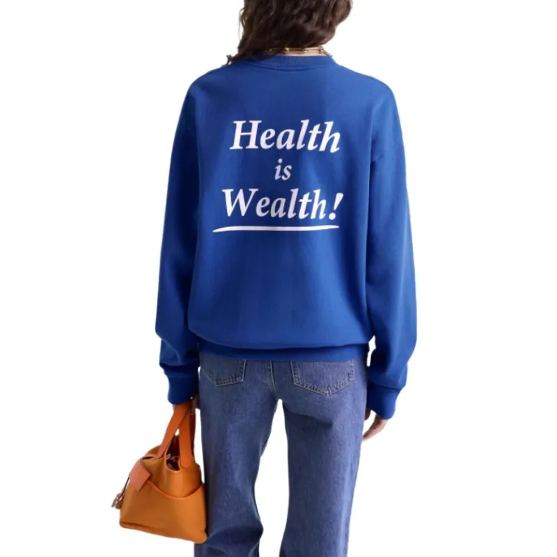 SPORTY & RICH Health Is Wealth Sweatshirt-1