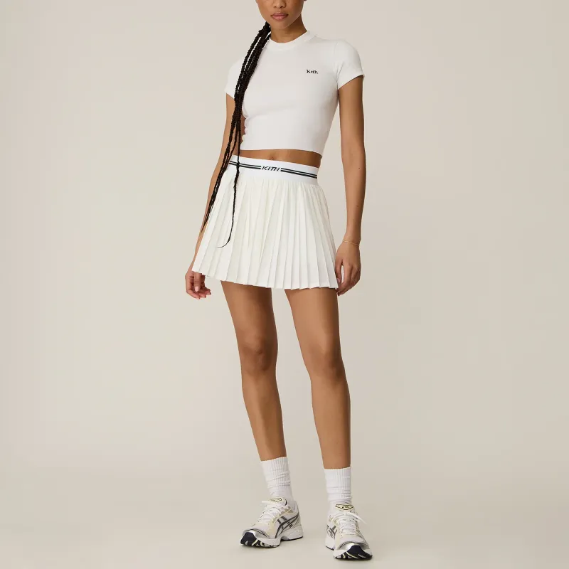 KITH Amaya II Casual Short Skirts Women's White-2