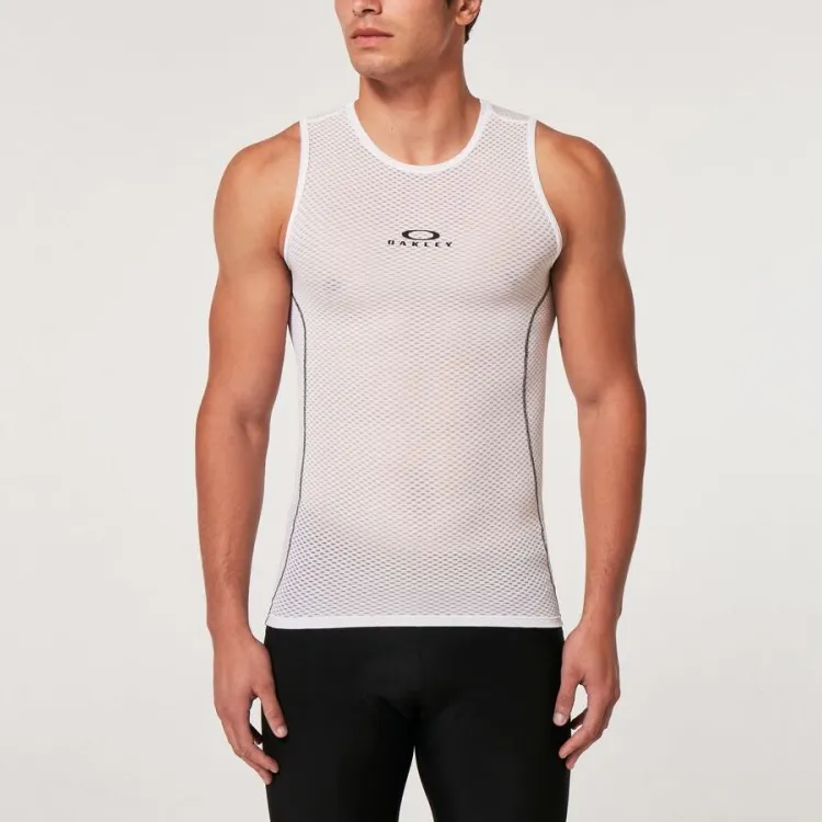 Oakley Tank Tops Unisex White 100-2