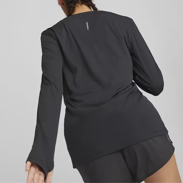 PUMA CLASSICS PIQUE T Shirts Women's Black-3
