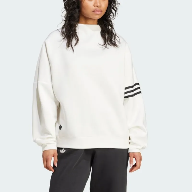 Adidas Adicolor Neuclassics Oversized Mock Neck Sweatshirt-1