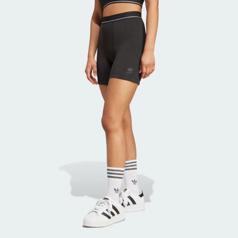 Adidas Women's Waffle Boxer Shorts Black-3