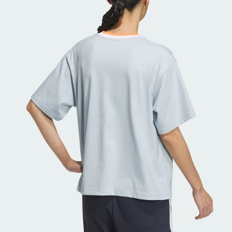 Adidas T Shirt Women's Halo Blue-2