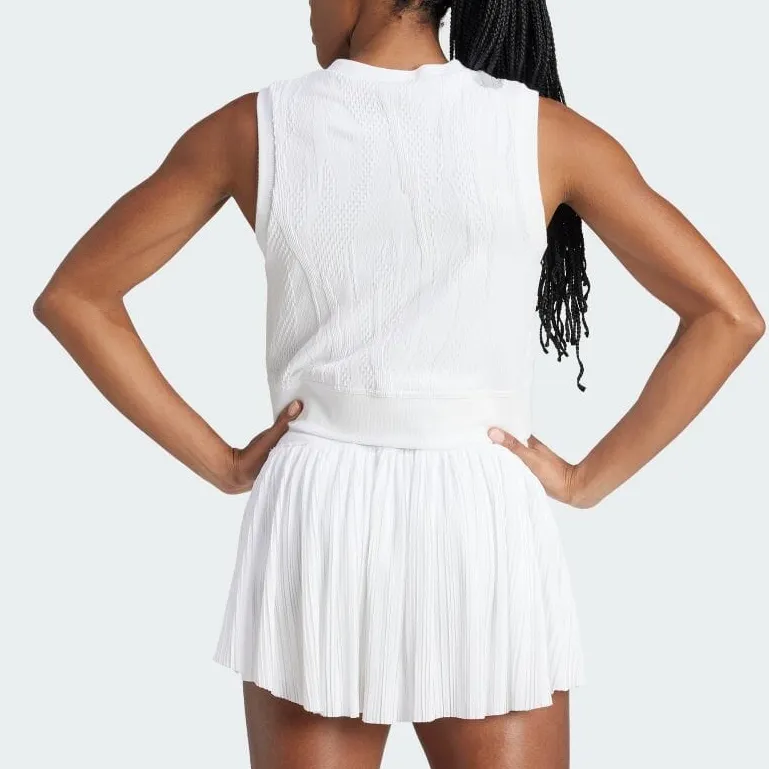 Adidas Free Shipping With AdiClub Tennis Pro Aeroready Crop Top-2