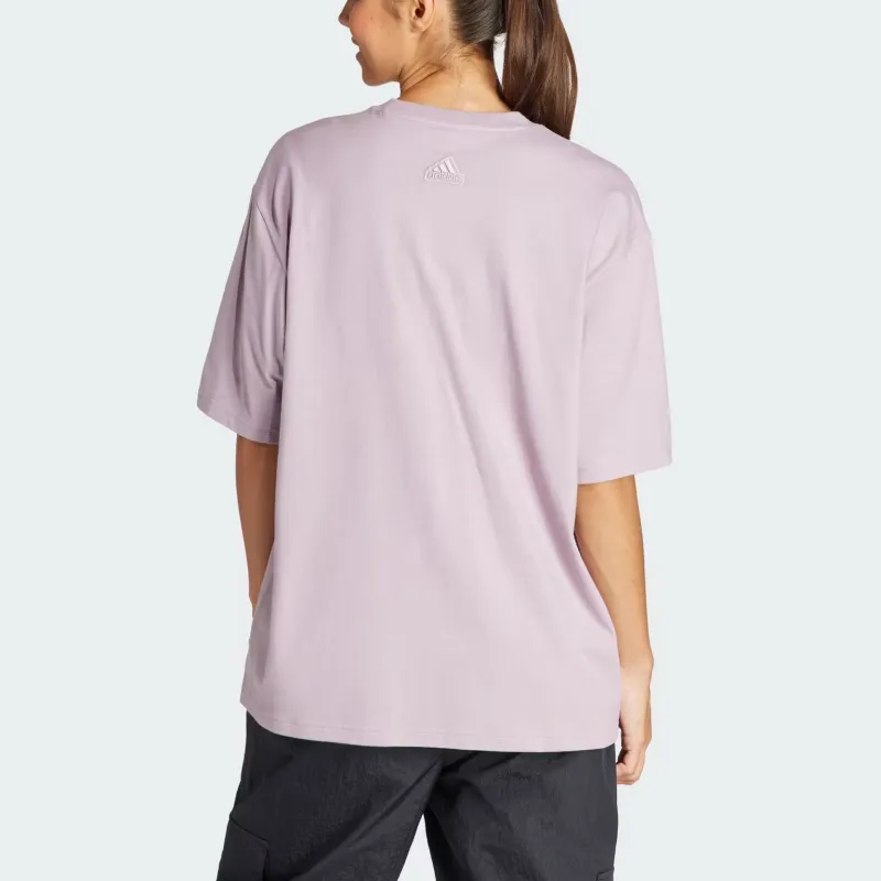Adidas Free Shipping With AdiClub Lounge Oversized Tee-2