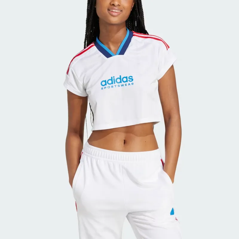 Adidas Drop Shoulder Sleeve T-Shirt Women's White-2