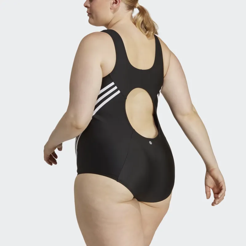 Adidas Free Shipping With AdiClub 3-Stripes Swim Suit Plus Size-3