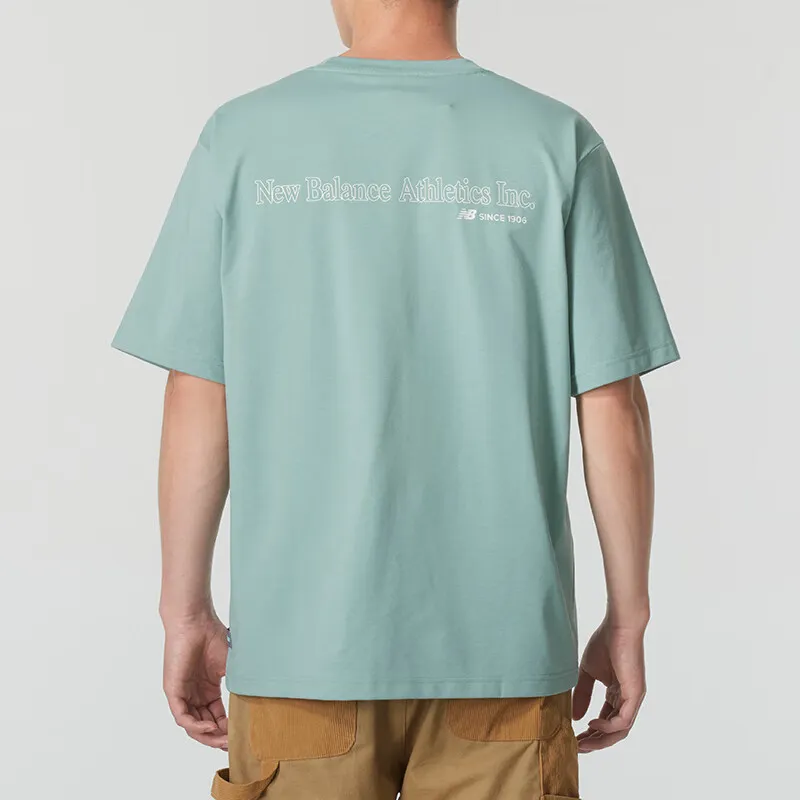 New Balance T Shirts Men Teal-2