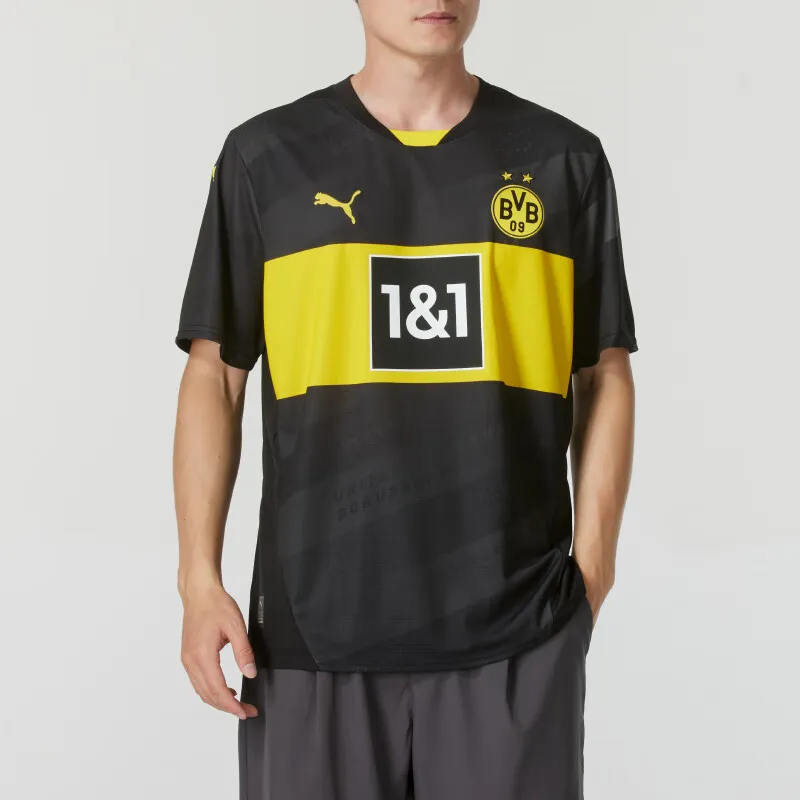 PUMA Borussia Dortmund 24/25 Men's Replica Away Soccer Jersey-1
